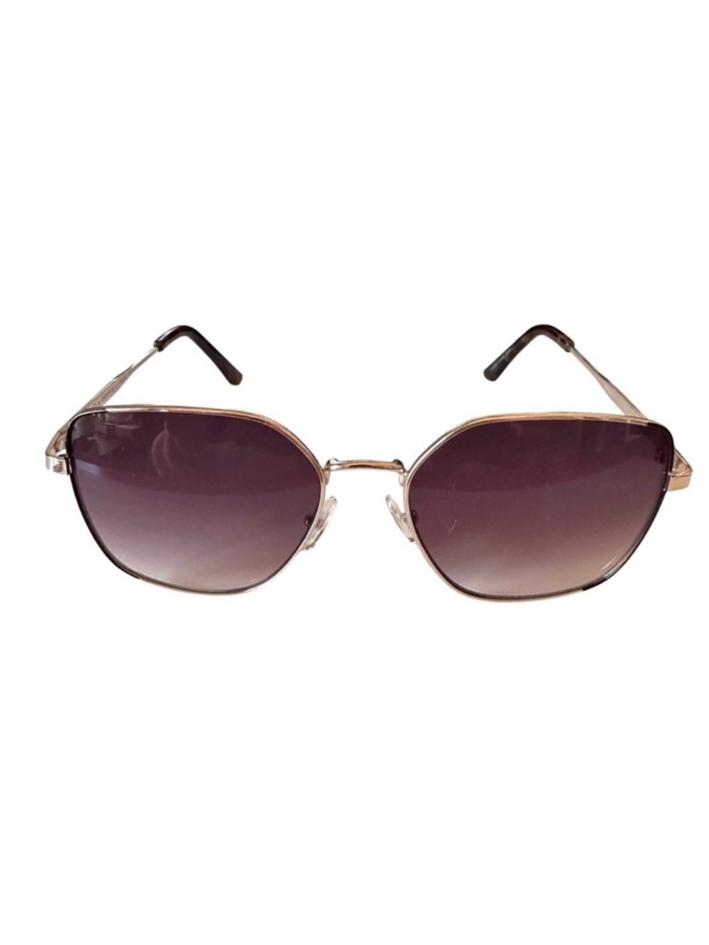 Oscar de la Renta 3116 Sunglasses Gold Frame Purple Gradient Lens Vintage 55mm